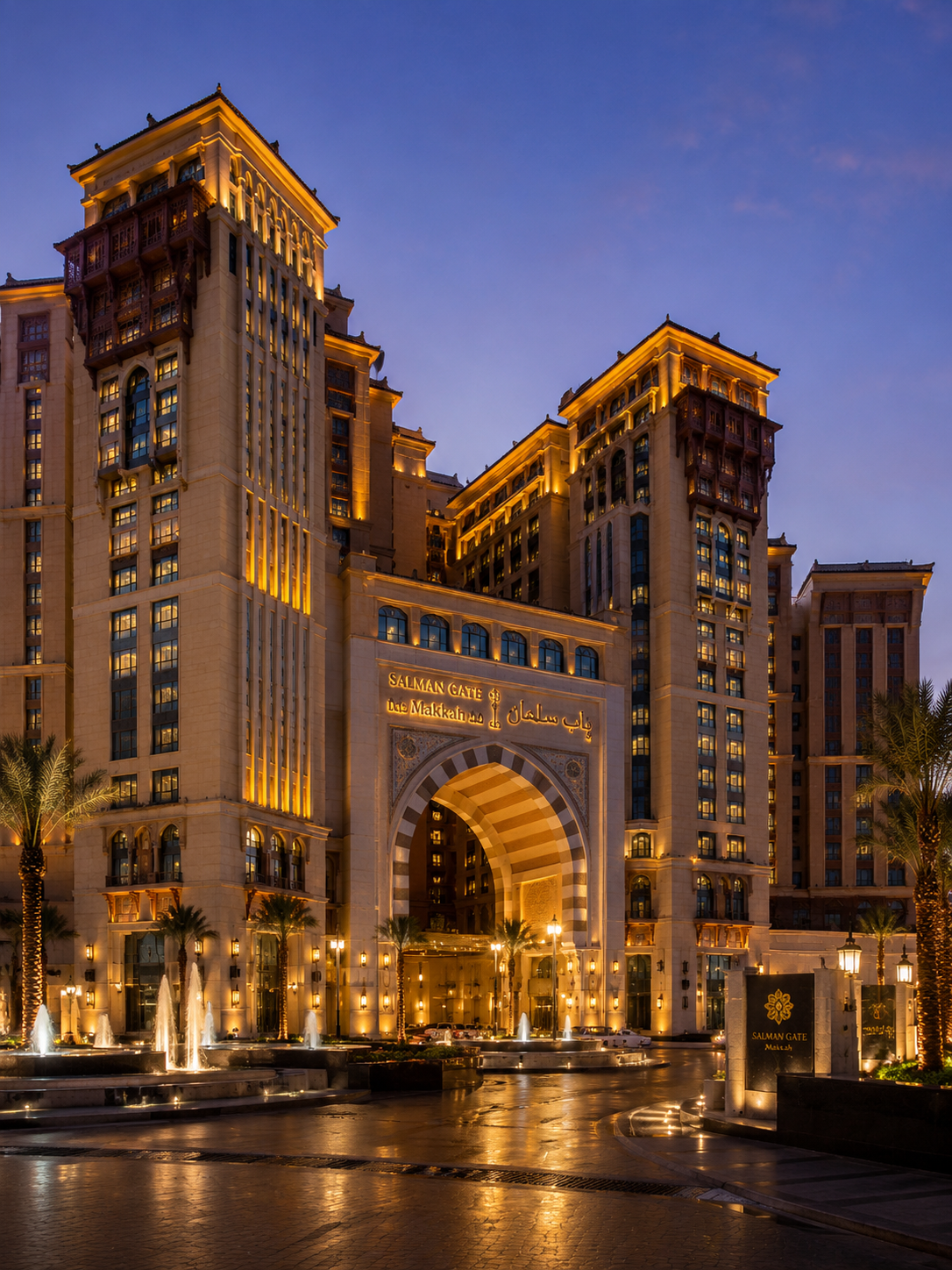 Makkah skyline featuring the Clock Tower